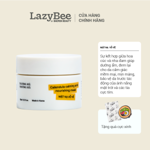 Mặt Nạ Vỗ Về Lazy Bee Dưỡng Ẩm